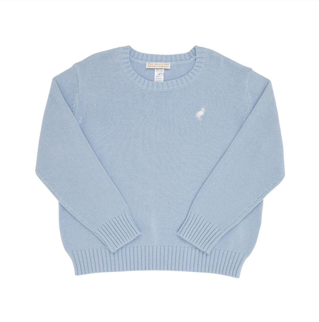 Isaac's Sweater Barrington Blue/Palmetto Pearl