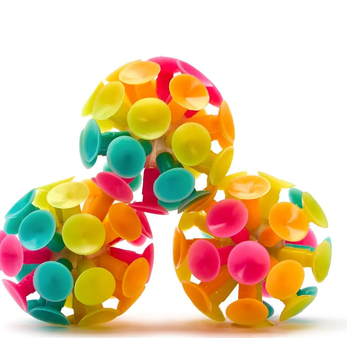 Light Up Rainbow Suction Ball