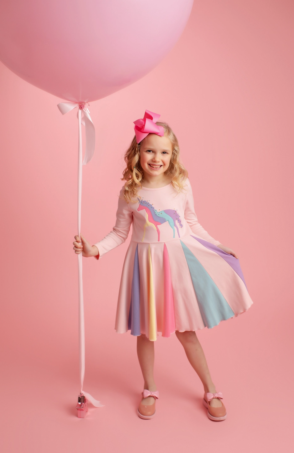 Unicorn Princess Dress- Rose Shadow