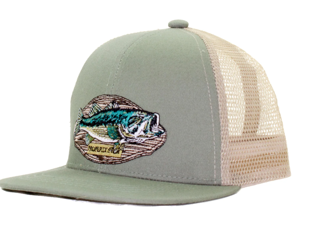 Boys Trucker Hat Bass Mount
