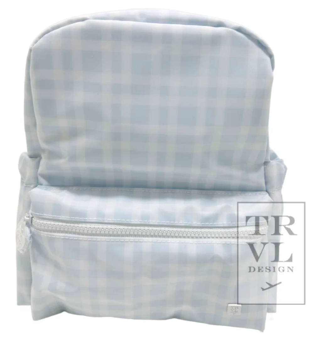 MINI BACKER - Pimlico Plaid Blue