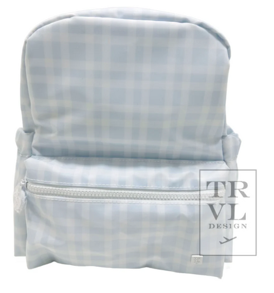 MINI BACKER - Pimlico Plaid Blue