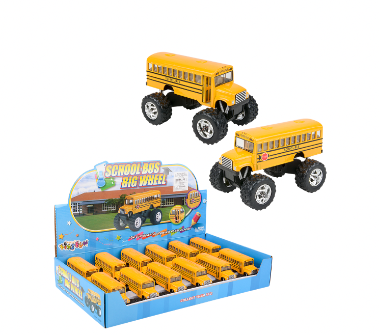 Pull Back Big Wheel School Bus