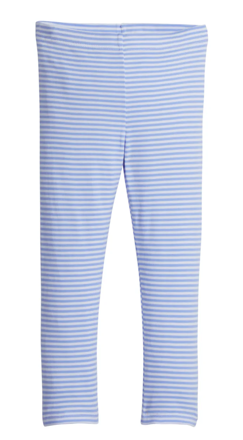 Leggings - Light Blue Stripe