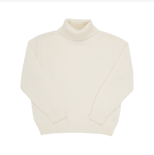 Townsend Turtleneck Sweater Palmetto Pearl/Gold