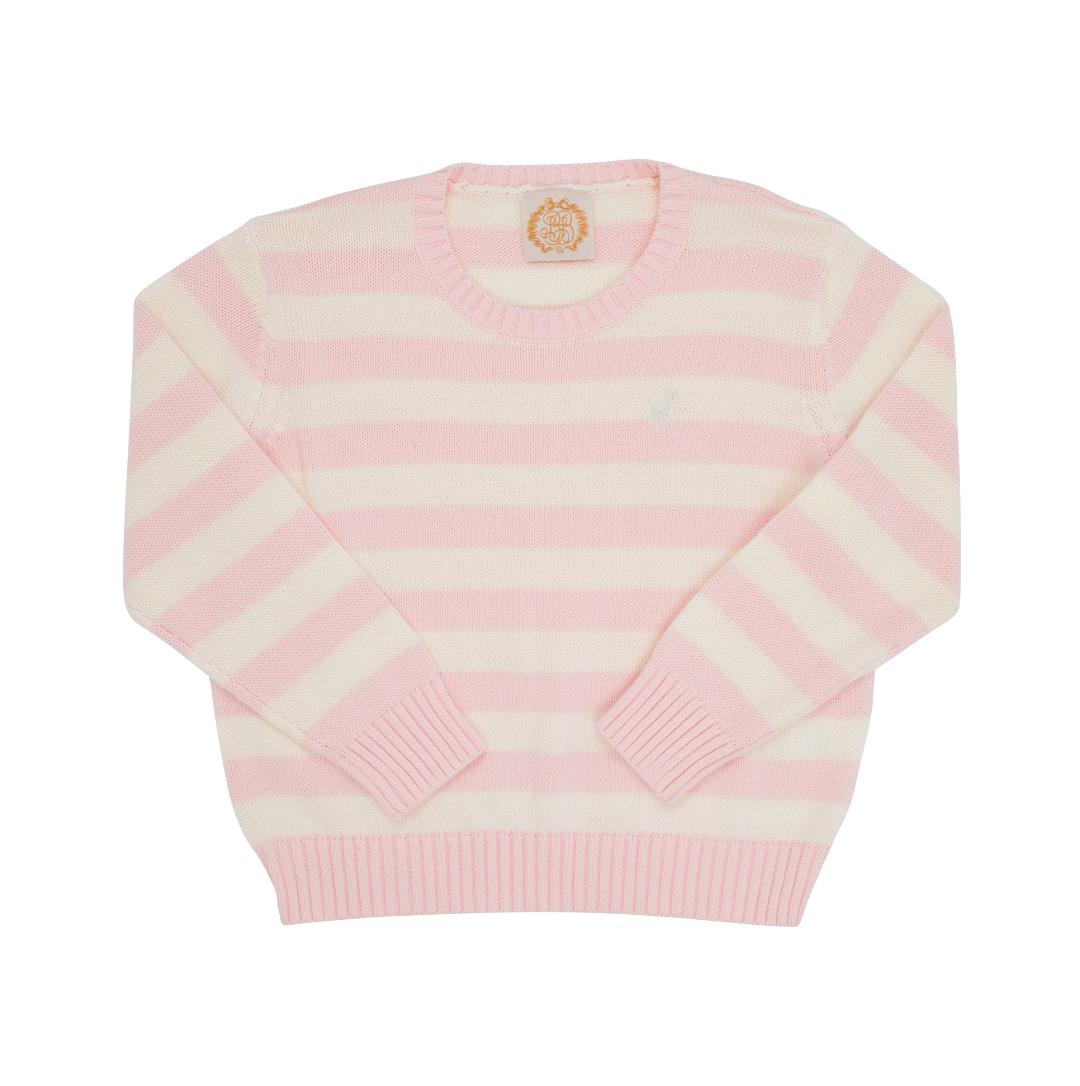 Isabelle's Sweater Palm Beach Pink/Palmetto Pearl Stripe