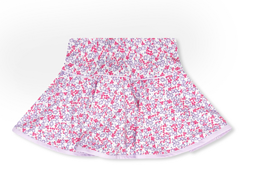 Quinn Skort Flower Power Floral Petal Puirple