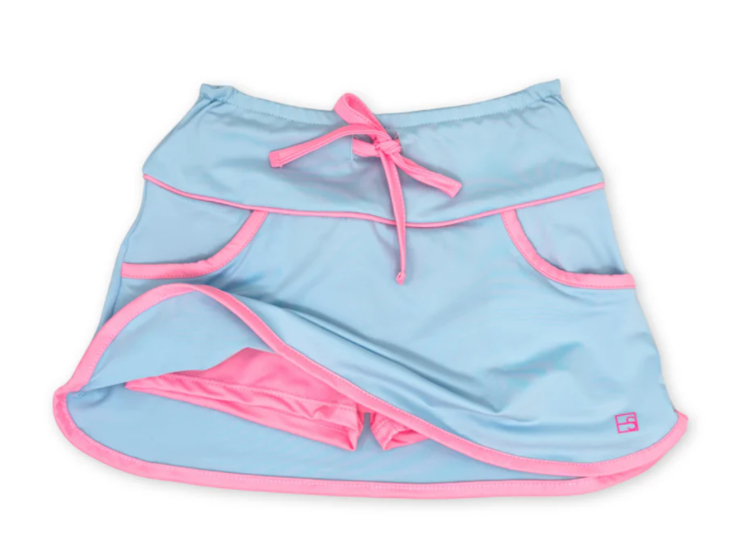 Tiffany Skort Cotton Candy Blue And Flamingo Pink Star