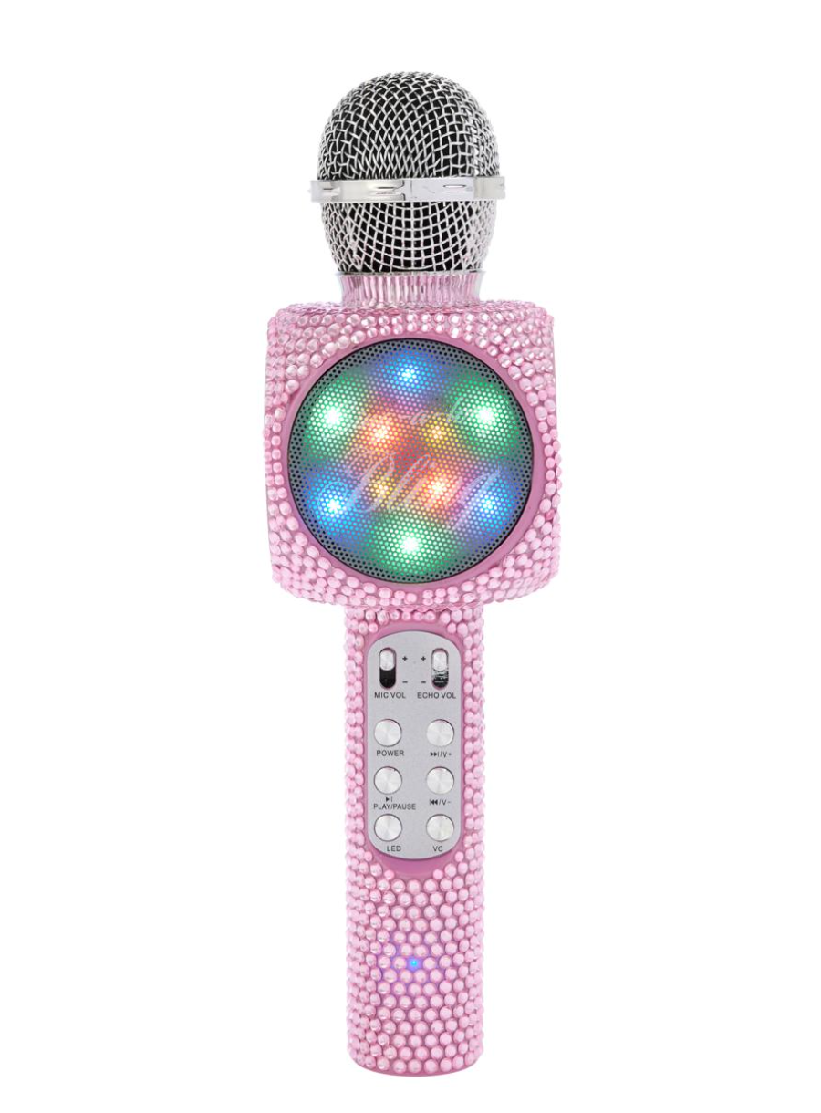 Sing Along Bling Karaoke Microphone- Pink