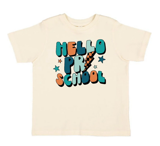 Hello Preschool Short Sleeve T-Shirt