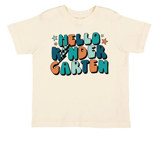 Hello Kindergarten Short Sleeve T-Shirt