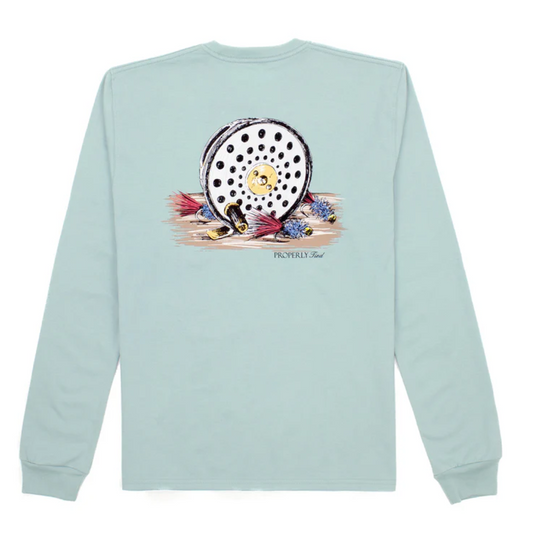 Fly Reel Shirt Marine Mist