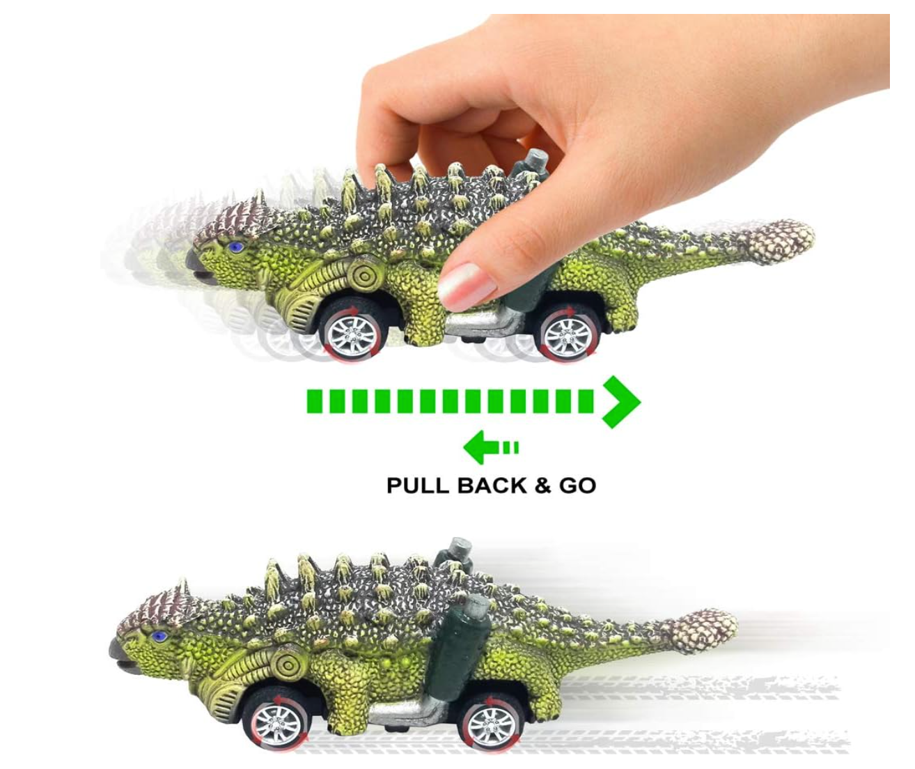 Pull Back Dinosaurs