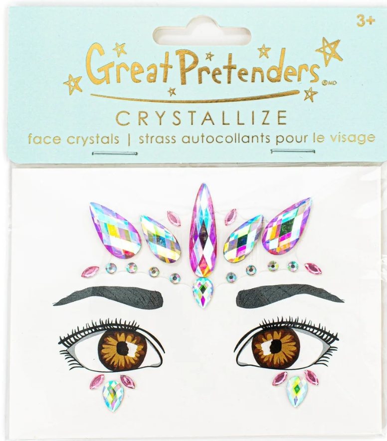 Face Crystals Pink Unicorn