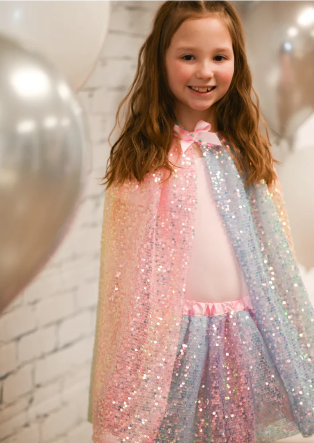 Ombre Sequins Cape