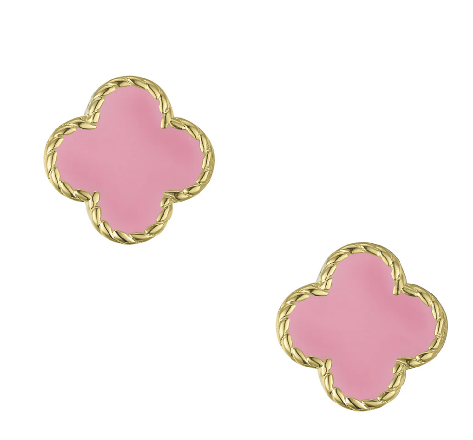 Four Leaf Clover Stud Earrings