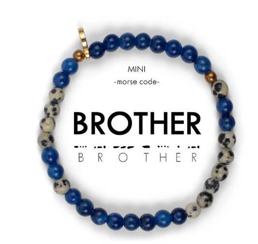 Mini Morse Code Bracelet - Brother