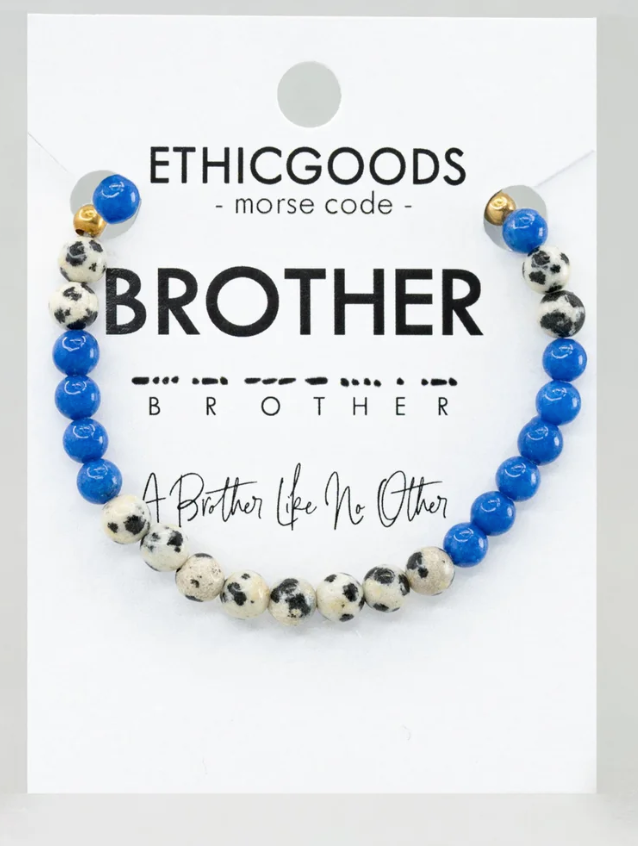 Mini Morse Code Bracelet - Brother