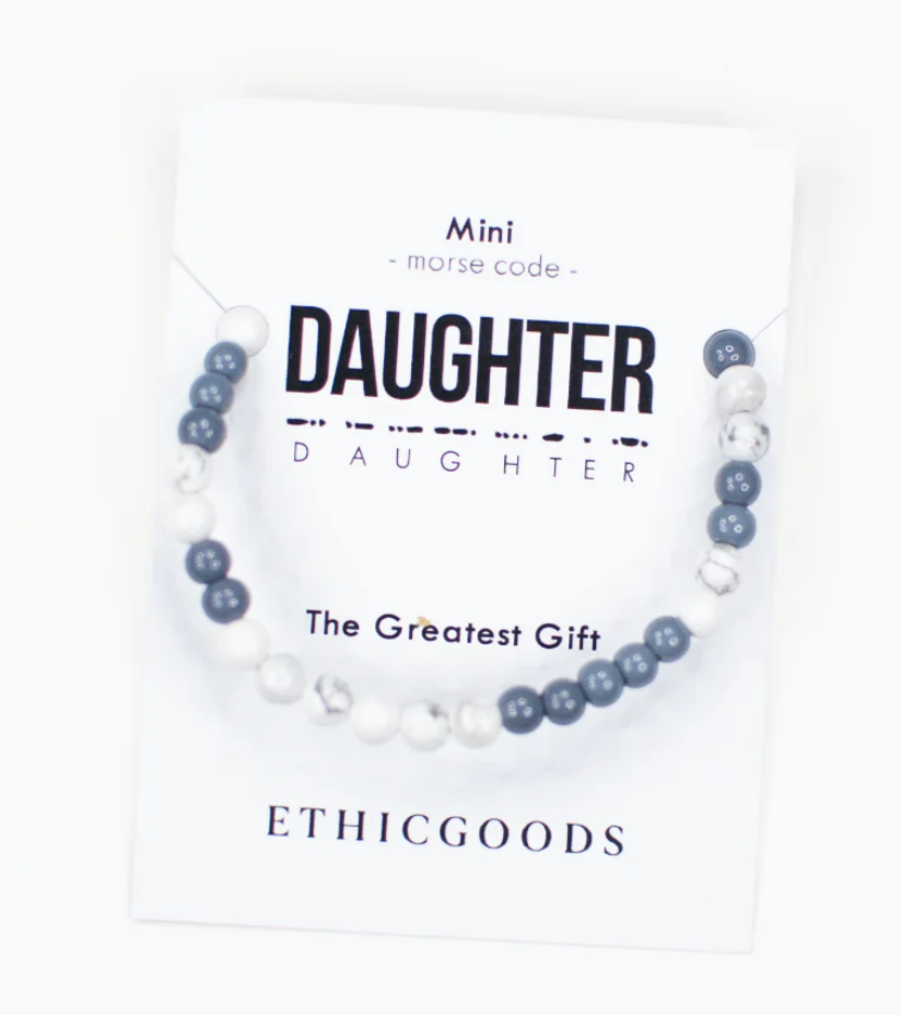 Mini Morse Code Bracelet - Daughter