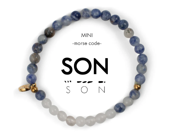 Mini Morse Code Bracelet - Son