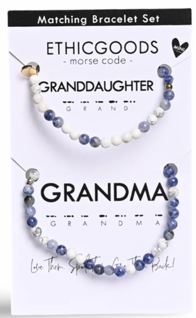 Morse Code Matching Set - Grandma And Mini Granddaughter