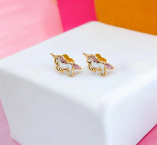 Unicorn Tiny Stud Earrings