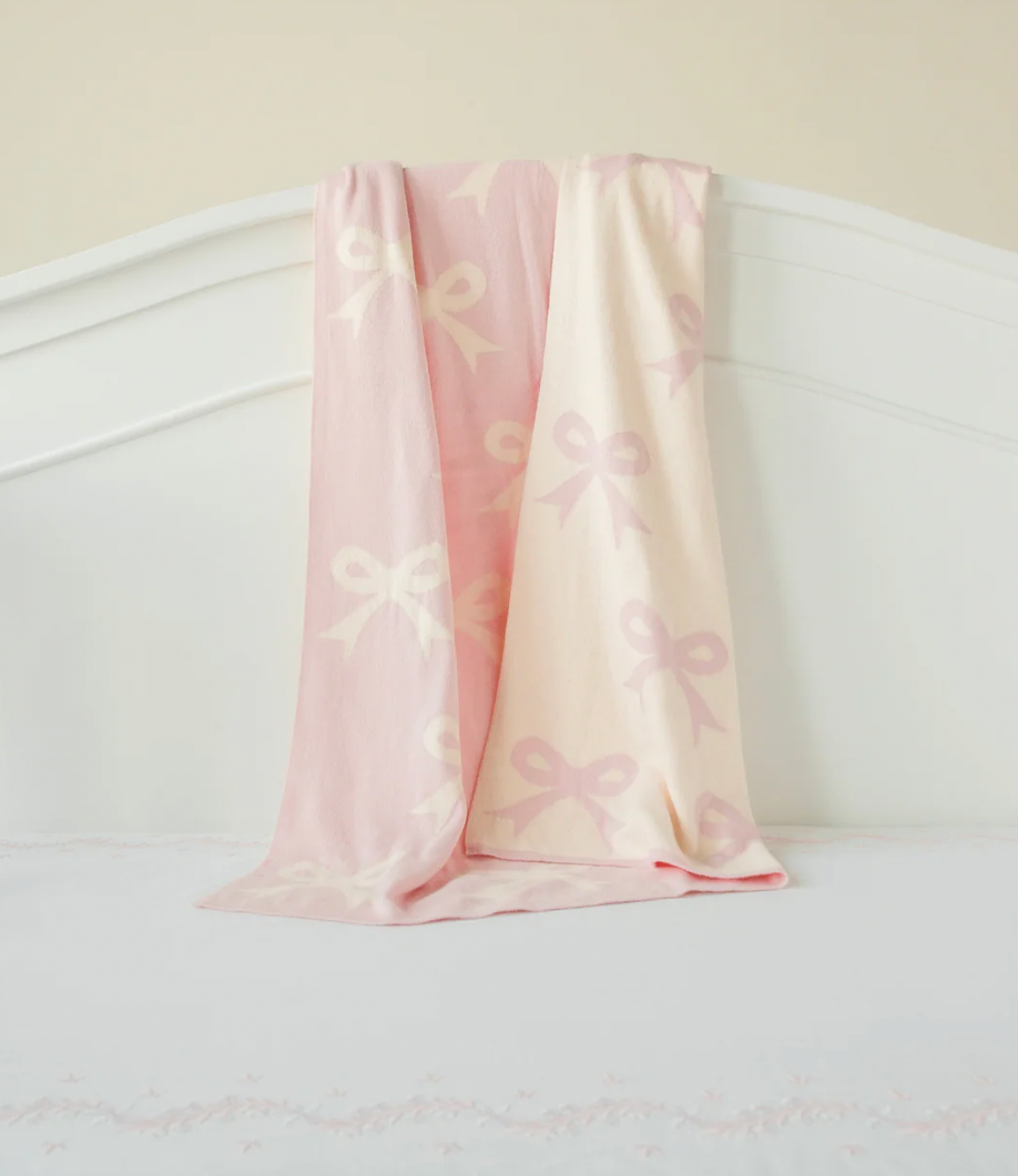 Nursery Blanket Pink Bow