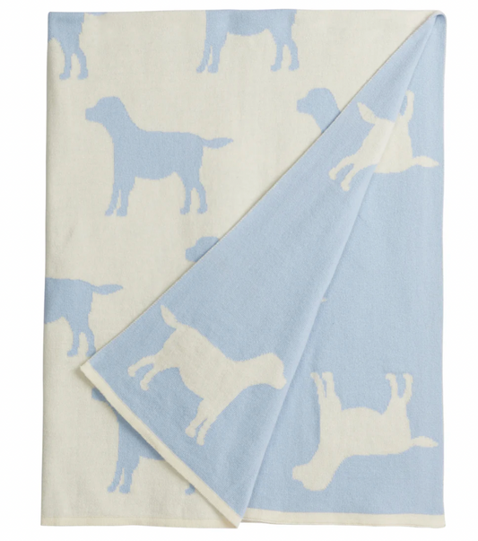 Nursery Blanket Blue Lab