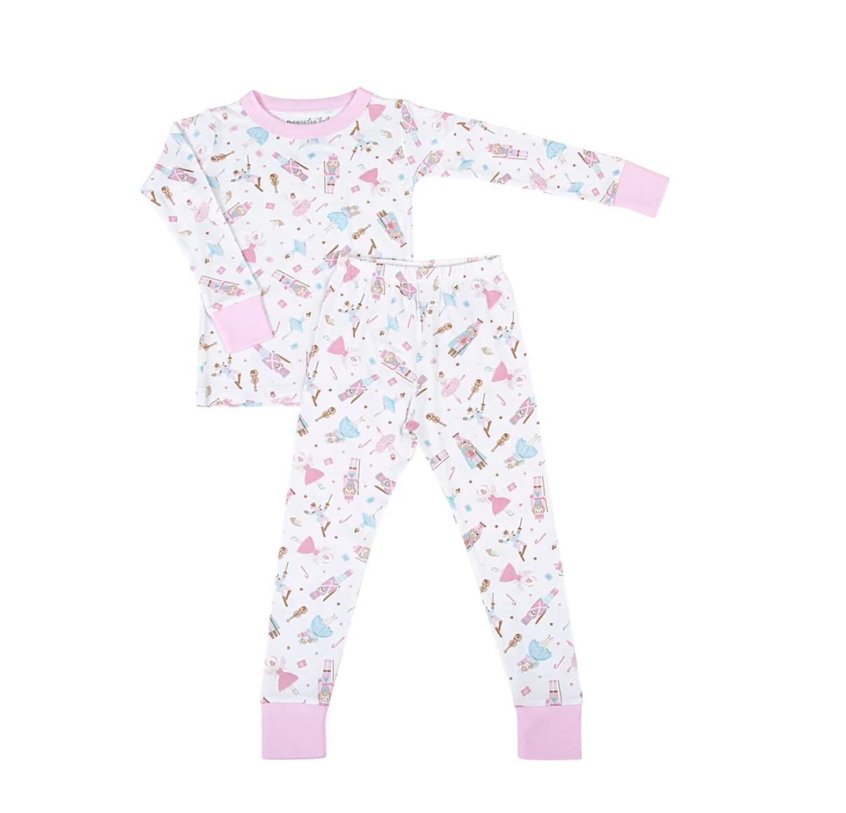 Nutcracker Ballet Long Pajamas - Pink