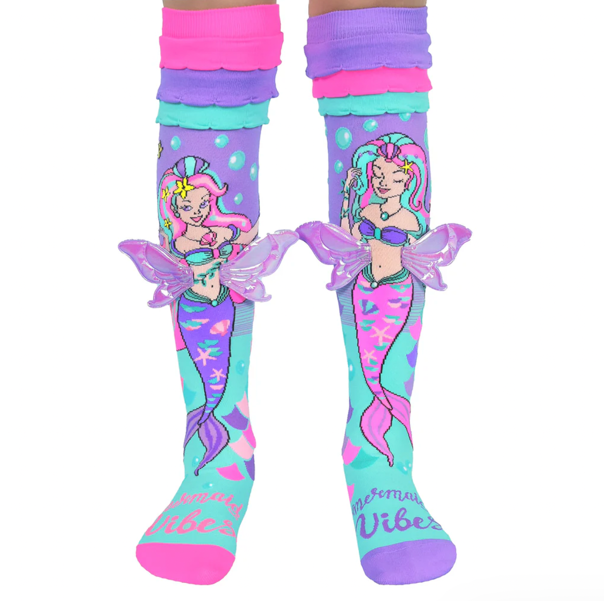 Mermaid Vibes Socks with Wings