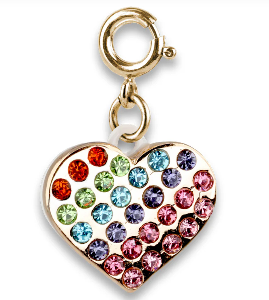 Charm - Rainbow Sparkle Heart