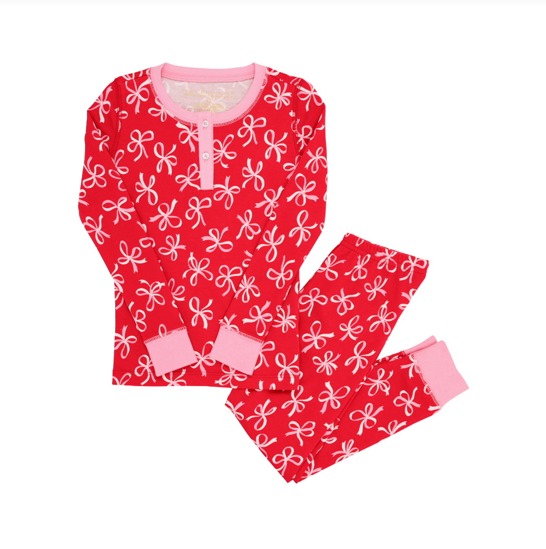 Sara Jane's Sweet Dreams Set Bustling Bows/Hamptons Hot Pink