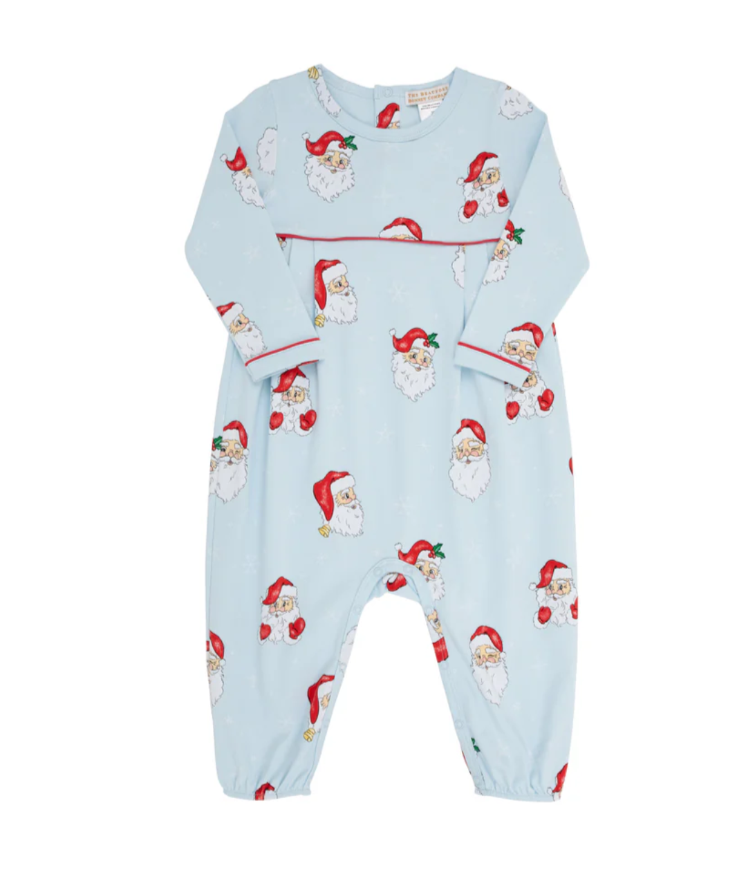 Long Sleeve Bradford Romper Dear Santa Buckhead Blue