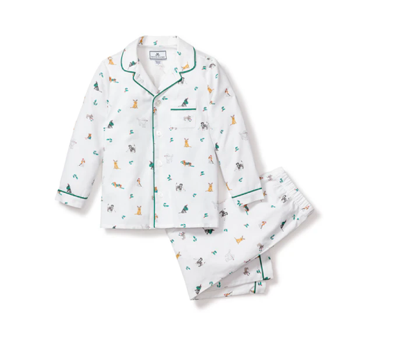 Kid's Twill Pajama Set Jingle Paws