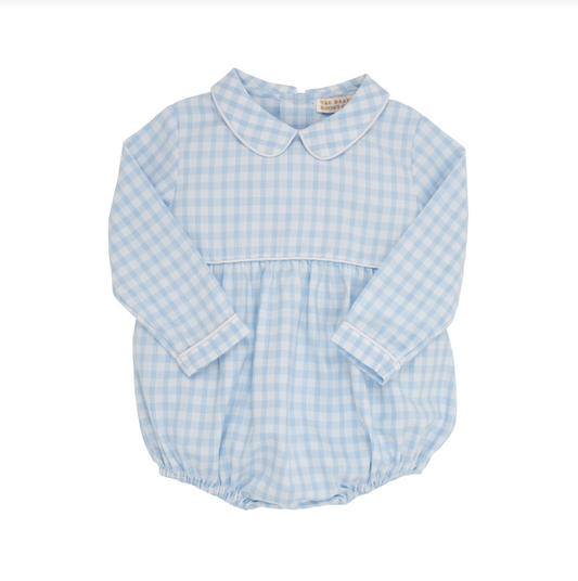 Long Sleeve Bradford Bubble Flannel Beale Street Blue Gingham