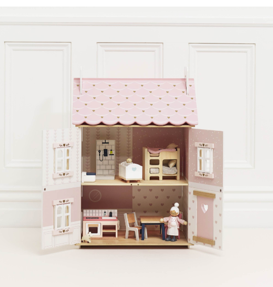 Roseheart Wooden Doll House