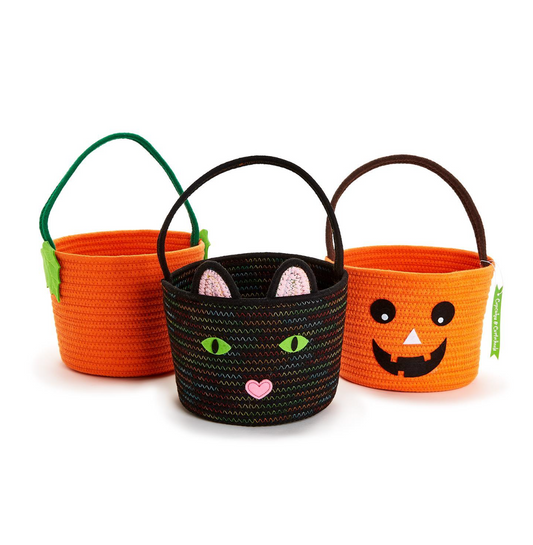 Hand Crafted Halloween Baskets Assortment