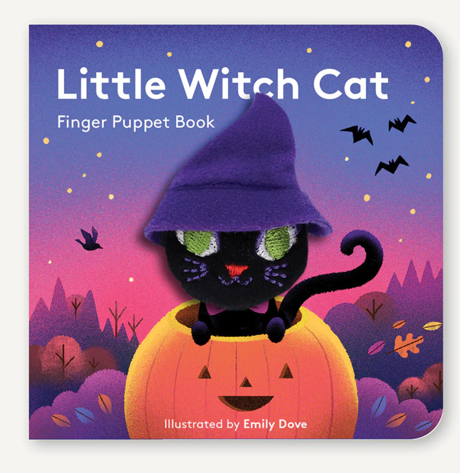 Little Witch Cat Finger Puppet Book