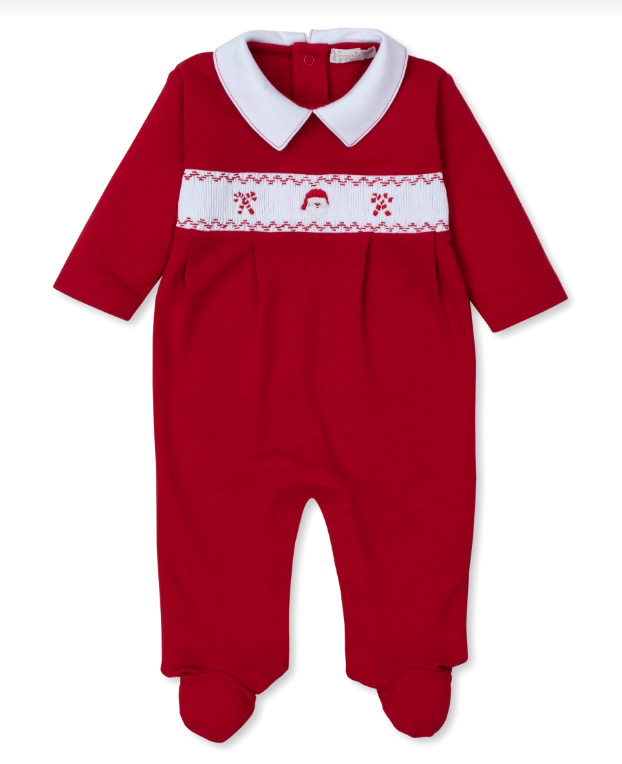 CLB Holiday Medley Footie with Hand Smock