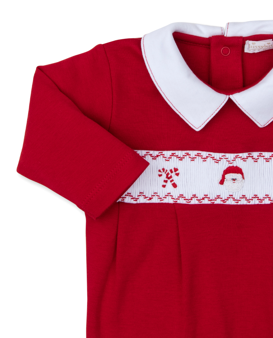 CLB Holiday Medley Footie with Hand Smock