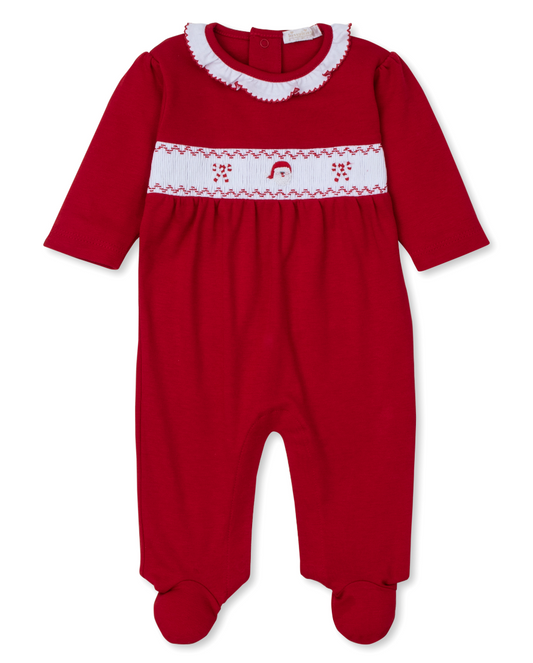 CLB Holiday Medley Footie with Hand Smock