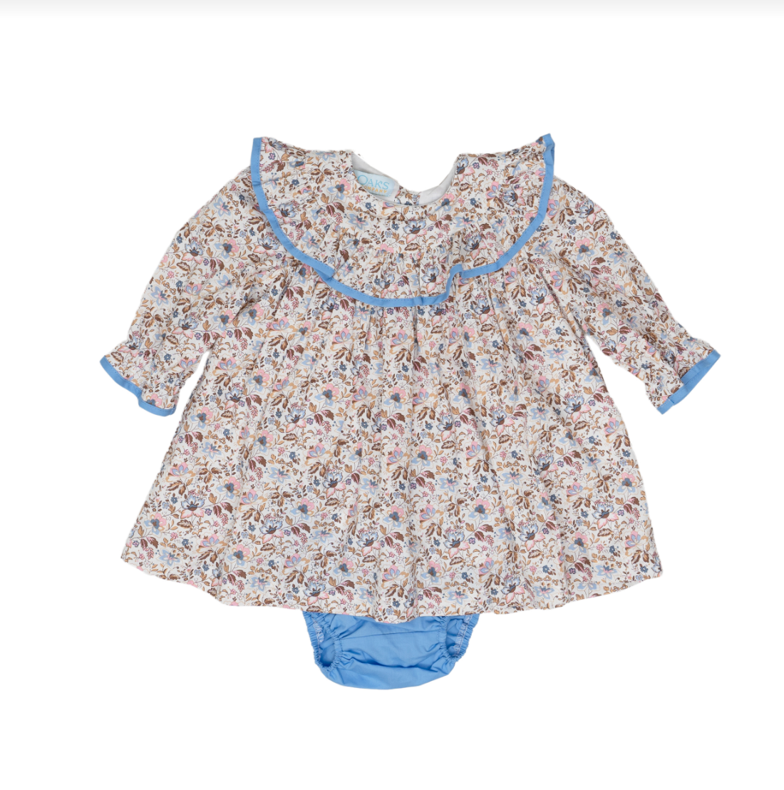 Layla Pink and Blue Floral Bloomer Set