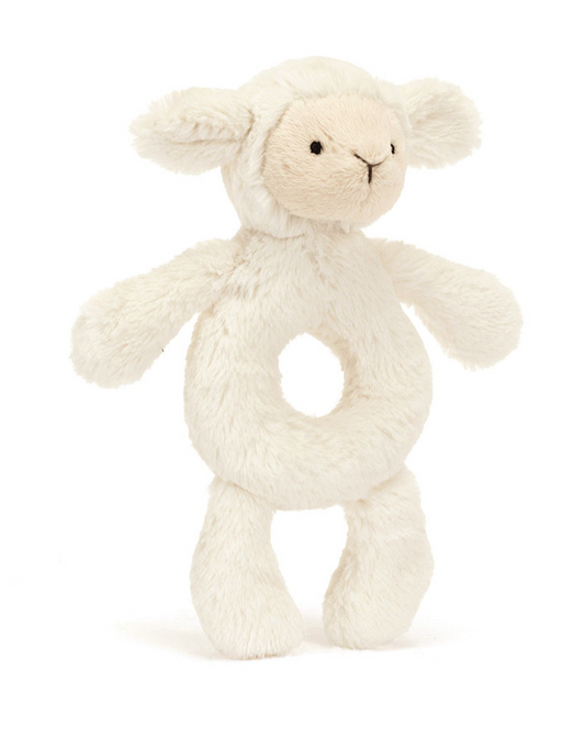 Bashful Lamb Ring Rattle