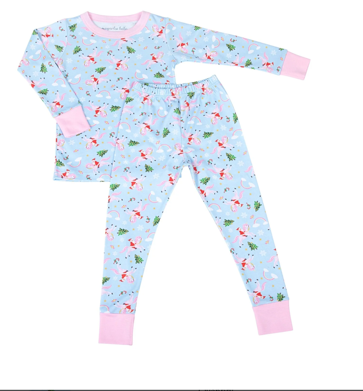 Merry Unicorn Long Pajamas