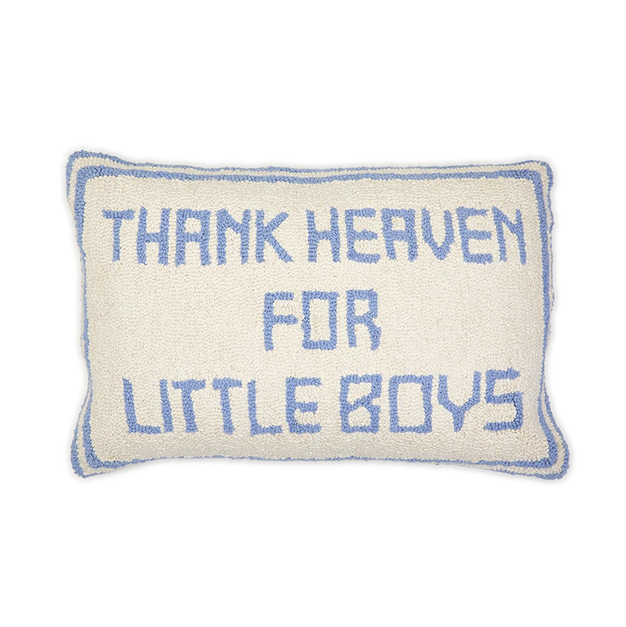 Thank Heaven For Little Boys Throw Pillow