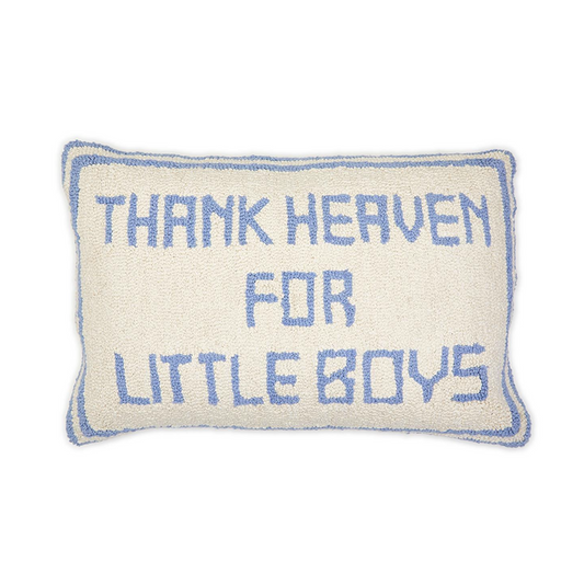 Thank Heaven For Little Boys Throw Pillow