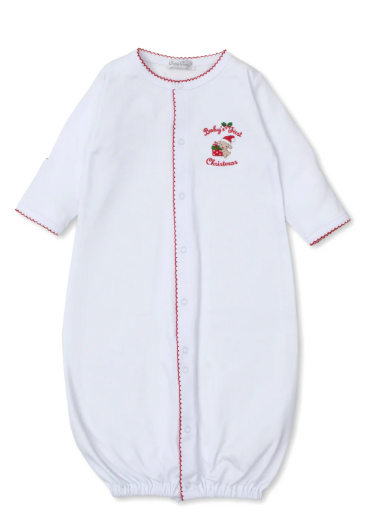 Baby's First Christmas White Converter Gown