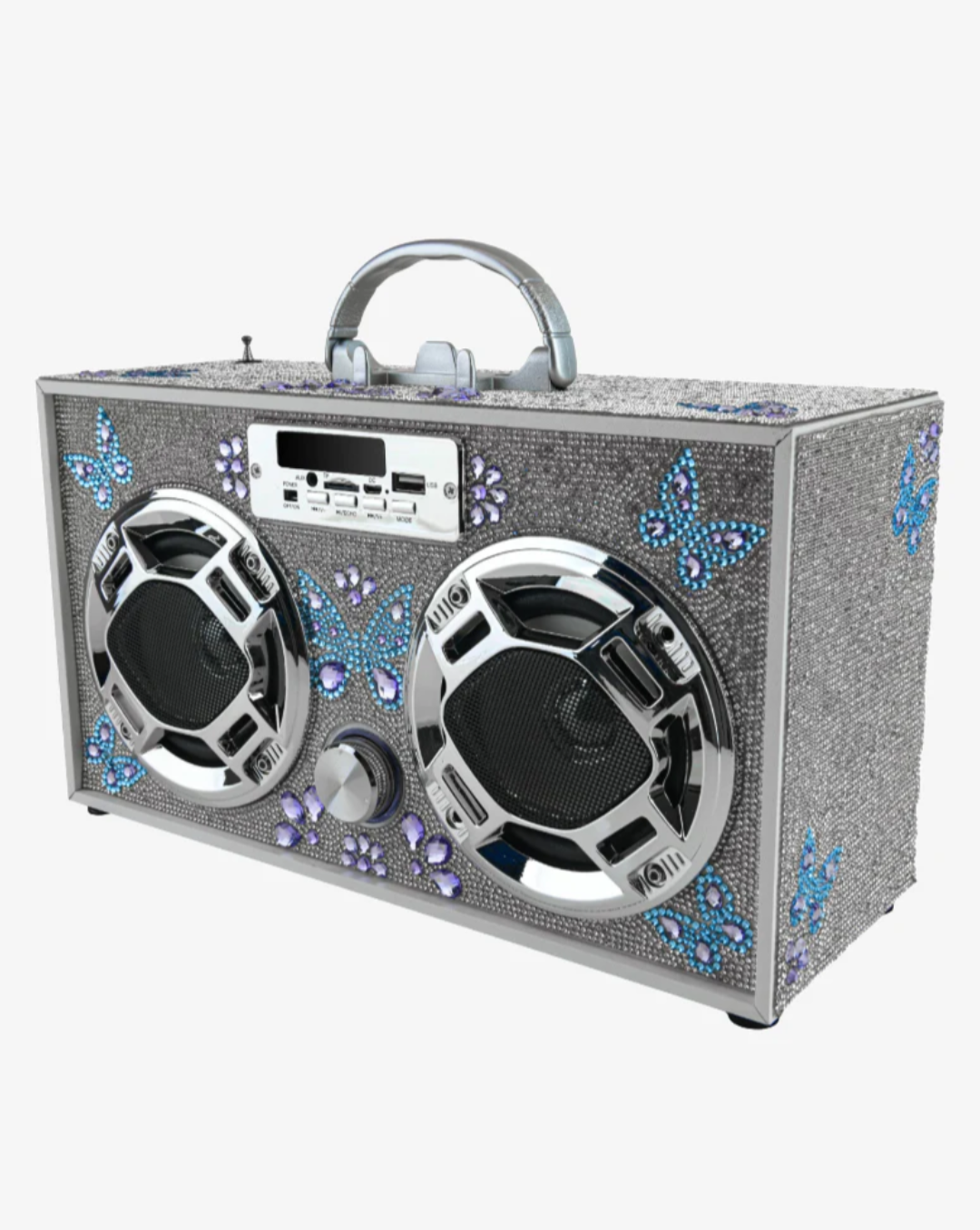 Butterfly Bling Bluetooth Boombox