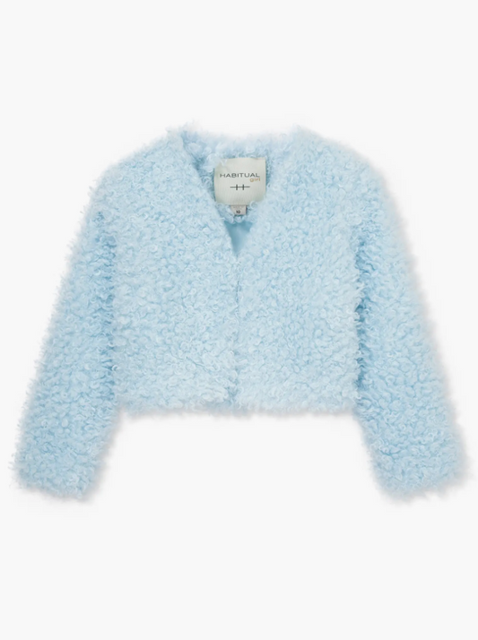 Shaggy Jacket Light Blue