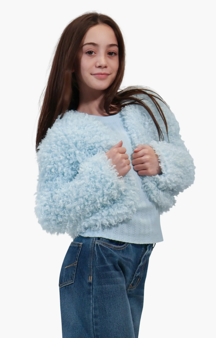 Shaggy Jacket Light Blue